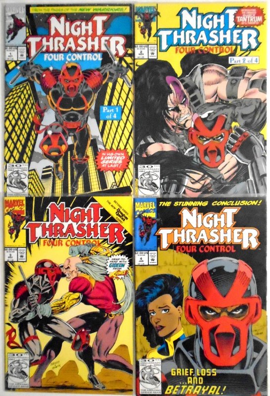 *Night Thrasher (1993 Marvel) 1-13, Four Control 1-4, 17 high grade books