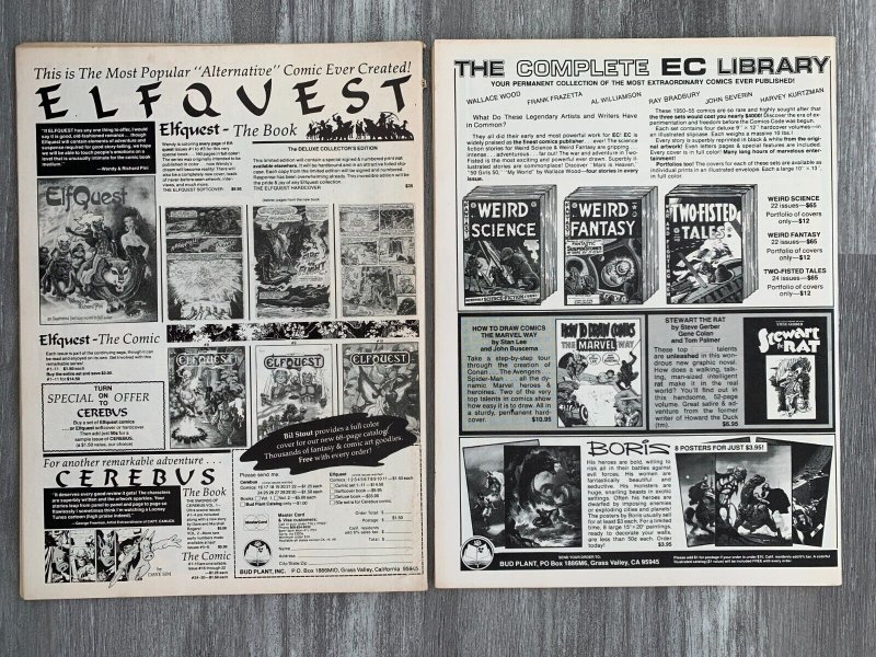 1981 MARVEL PREVIEW Magazine #26 FN+ #30 FN- Bizarre Adventures & Kull Barbarian