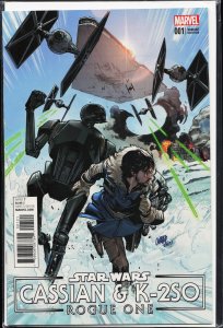Star Wars: Rogue One - Cassian & K2SO Special Variant Cover (2017) Star Wars