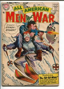 ALL-AMERICAN MEN OF WAR #41-1957-DC-JOE KUBERT-TOMMY GUN-vf 