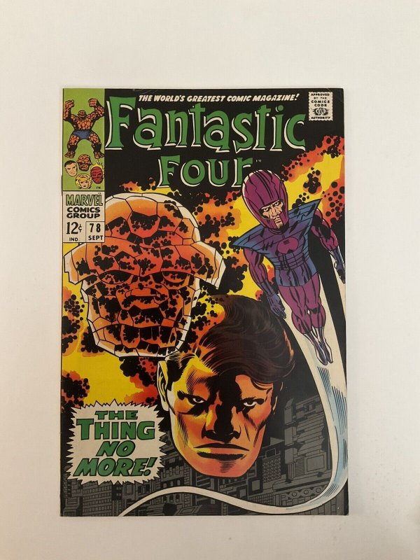 Fantastic Four 78 Fine Fn 6.0 Marvel