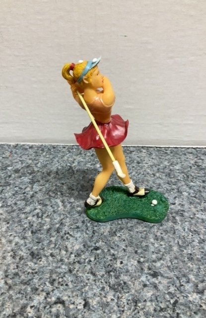 Too Much Swing Simon Laurens resin Statue 7 inches tall w/ box