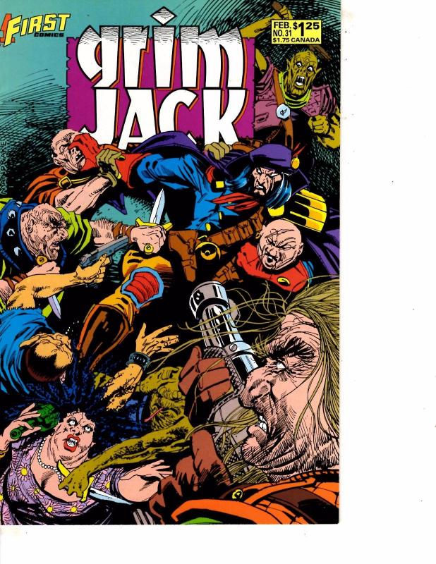 Lot Of 5 Grimjack First Comic Books #31 32 33 34 35 Superman Batman WT10