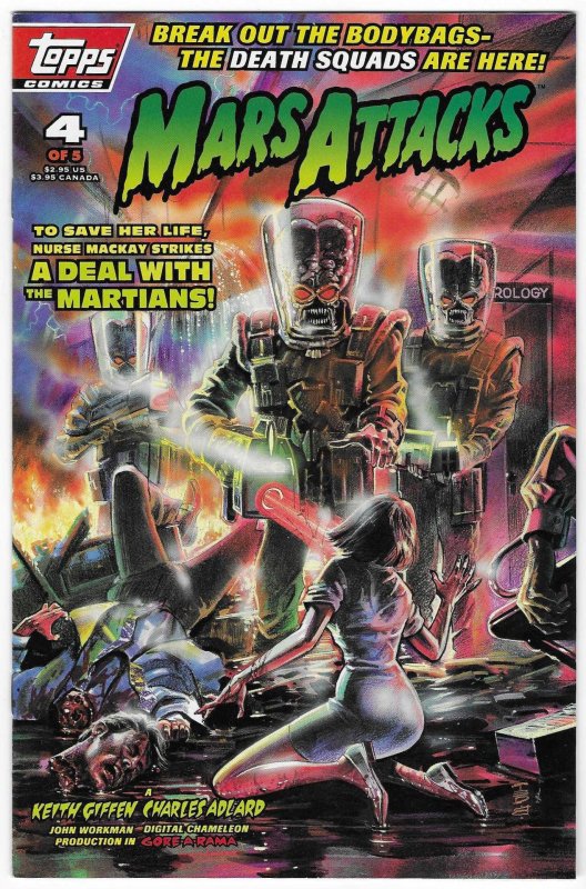 Mars Attacks #4 Bathroom Cover (1994)