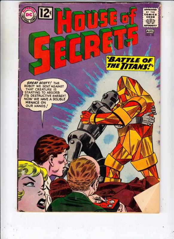 House of Secrets #55 (Aug-62) FN+ Mid-High-Grade 