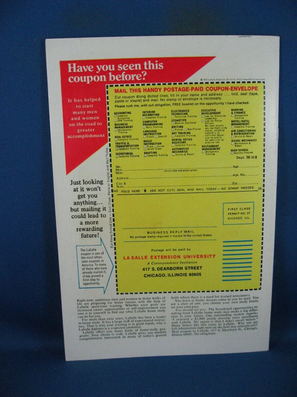 ARRGH 1 VF+ MARVEL SATIRE  1974 DRACULA NICE