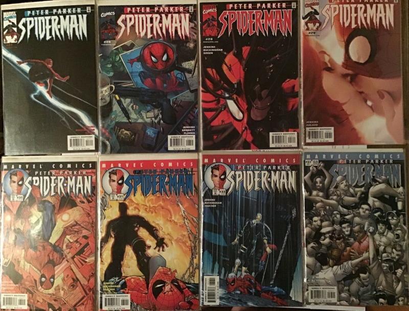 PETER PARKER SPIDER-MAN #26-33 (MARVEL)8 BOOK LOT 2001 9.4+ N/M SATISFACTION GTD