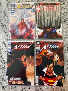 Lot Of 4 Action Comics Feat. Superman DC Comics # 1009 1010 1011 1012 NM 5 J431