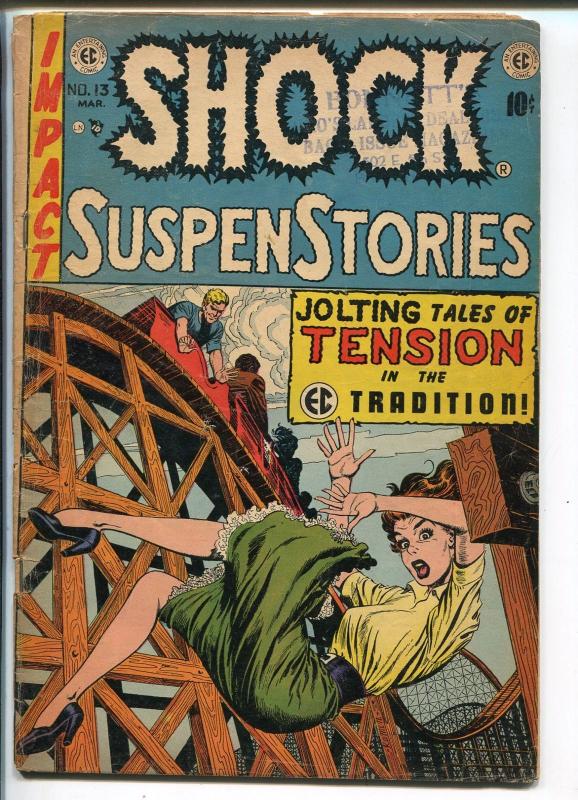 Shock SuspenStories #13 1954-EC-Frank Frazetta-Wally Wood-Jack Kamen-VG-