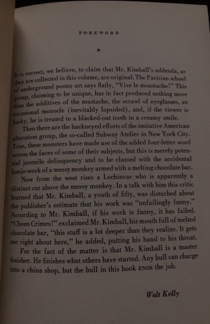 Art afterpieces,kimball,1964 paperback