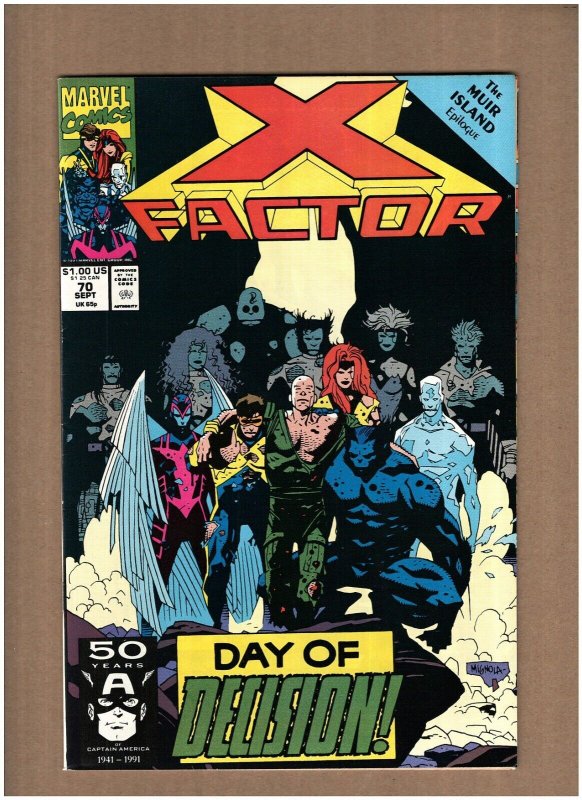X-Factor #70 Marvel Comics 1991 Peter David Muir Island VF/NM 9.0