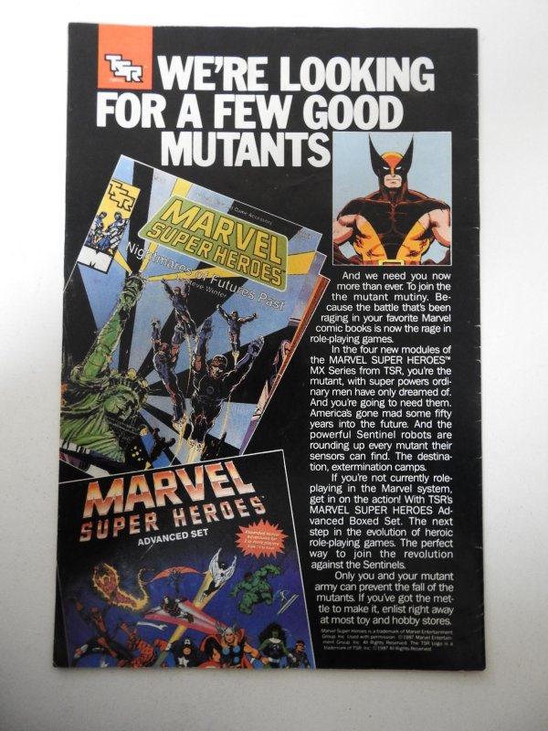 The Uncanny X-Men #227 (1988) VG Condition