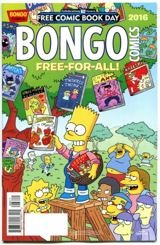 BONGO FREE-FOR-ALL #1, NM, FCBD, 2016, Bart Simpson, more Promo / items in store