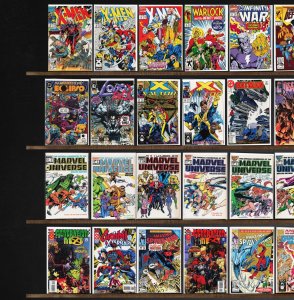 Huge Lot 140+ Comics with X-Men, Iron Man, The New Mutants, Thor & More!