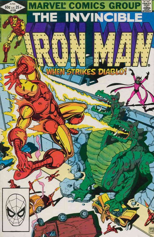 Iron Man (1st Series) #159 VF ; Marvel | Diablo