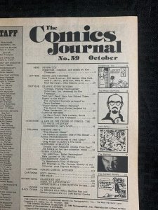 1980 COMICS JOURNAL Magazine #59 FN+ 6.5 Jack Kirby / Dick Giordano