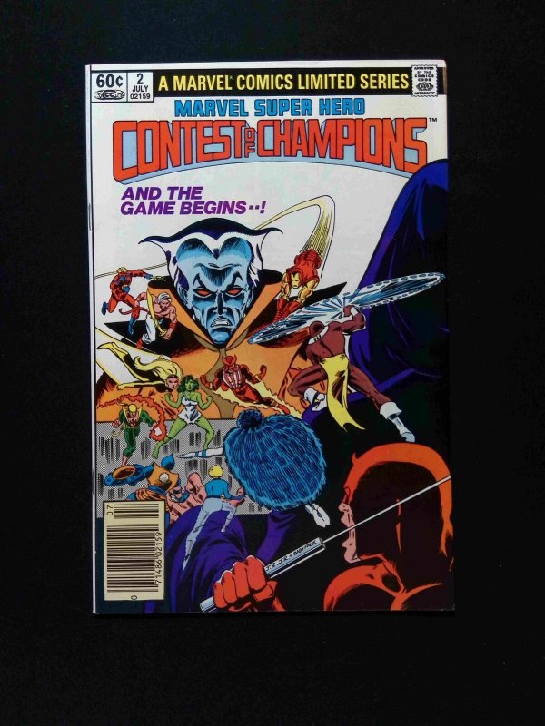 Marvel  Super Hero  Contest of Champions #2  MARVEL Comics 1982 VF+ NEWSSTAND