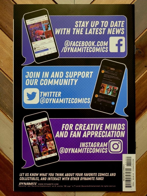 BARBARELLA: The Center Cannot Hold #1 VF+ (Dynamite 2023) Cassaday 1:50 Variant