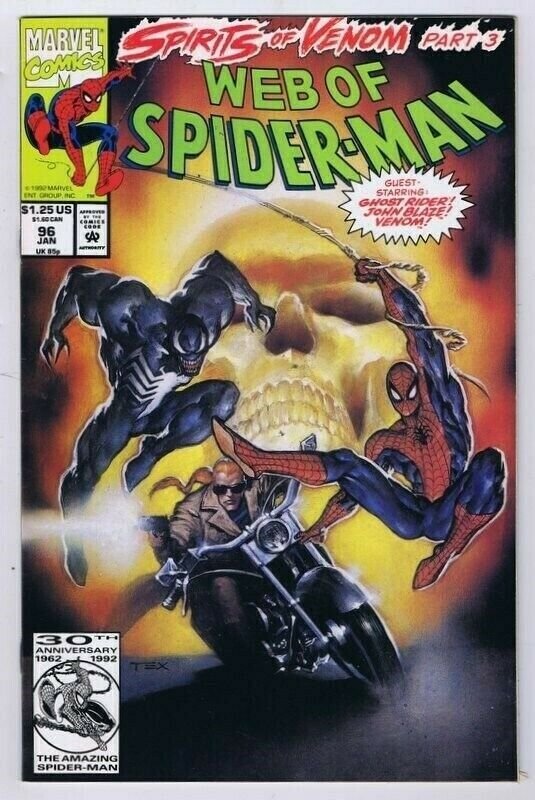 Web of Spider-Man #96 ORIGINAL Vintage 1993 Marvel Comics