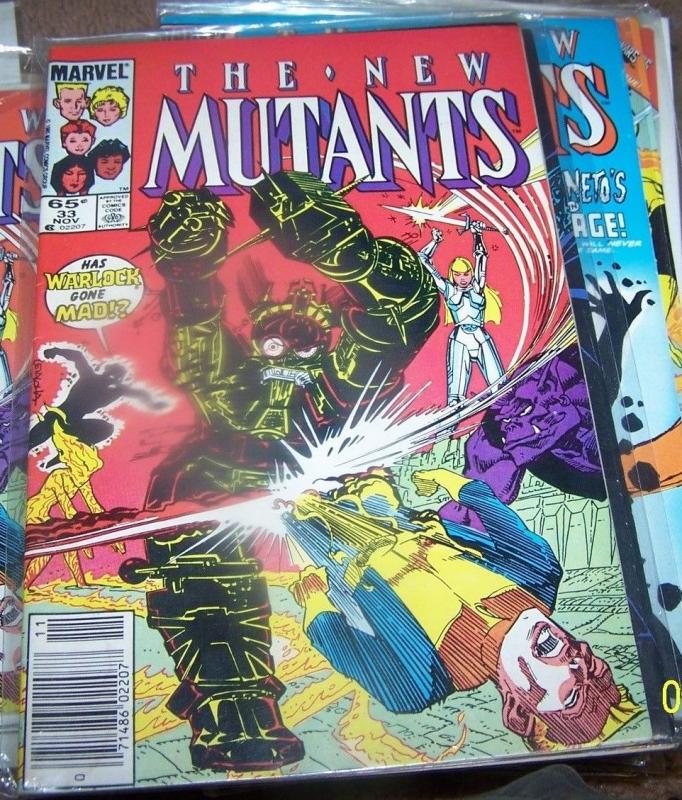 NEW MUTANTS  # 35  1986  marvel   X MEN   magnetos in charge xavier school