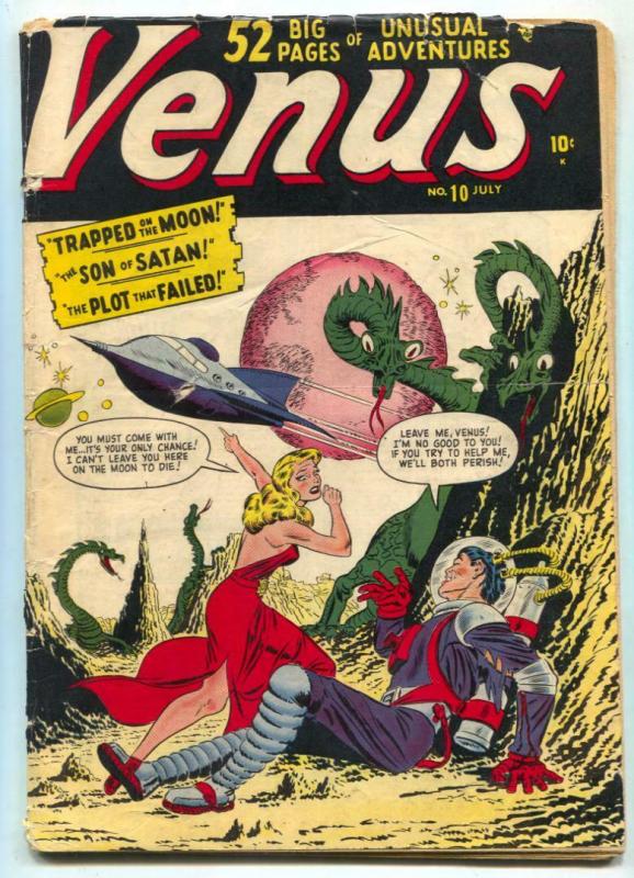 Venus #10 1950- 1st horror & sci-fi issue- Atlas rare G+ 