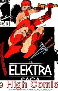 ELEKTRA SAGA (1984 Series) #3 Good Comics Book