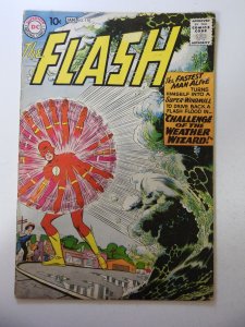 The Flash #110 (1960) 1st App of Kid Flash! VG+ Cond Stains fc subscription fold