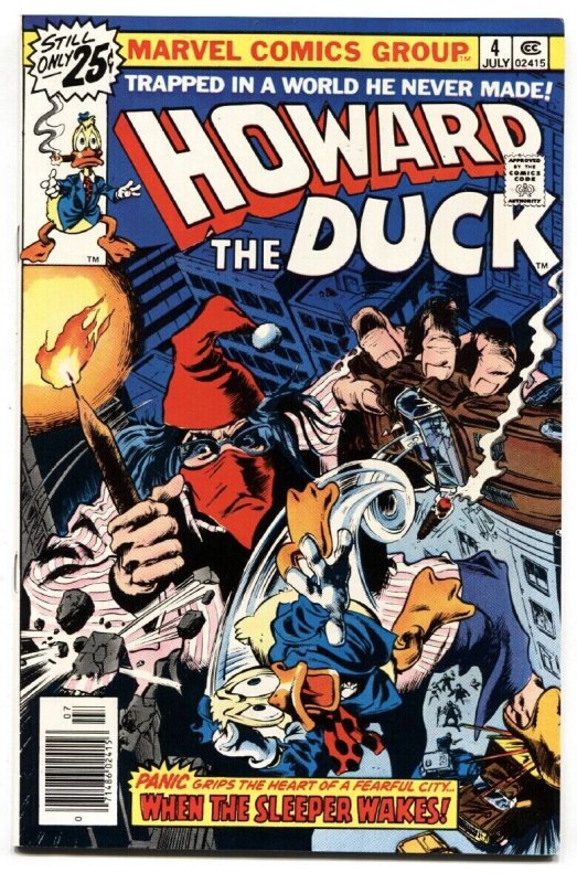 HOWARD THE DUCK #4 1976-MARVEL-FRANK BRUNNER-comic book