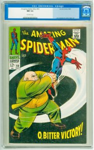 The Amazing Spider-Man #60 (1968) CGC 9.4! sticker back of slab
