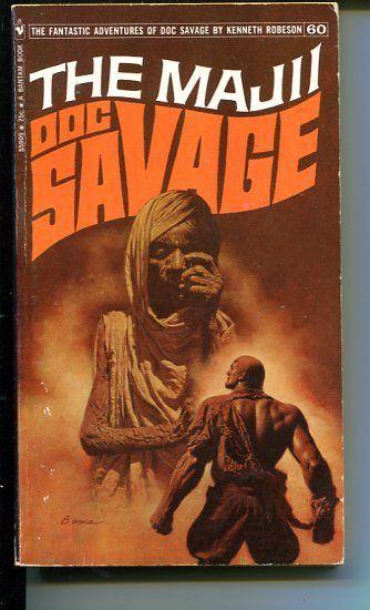 DOC SAVAGE-THE MAJII-#60-ROBESON-G-JAMES BAMA COVER-1ST EDITION G