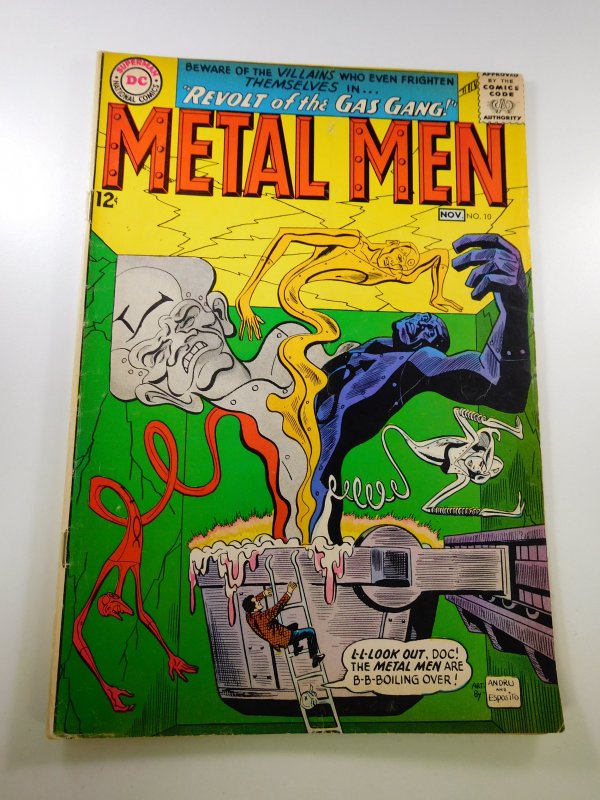 Metal Men #10 VG subscription crease