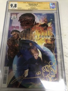 Fantastic Four (2023) #4 (CGC 9.8 SS) Signed & Sketch By Joshua Swaby Var 1:25