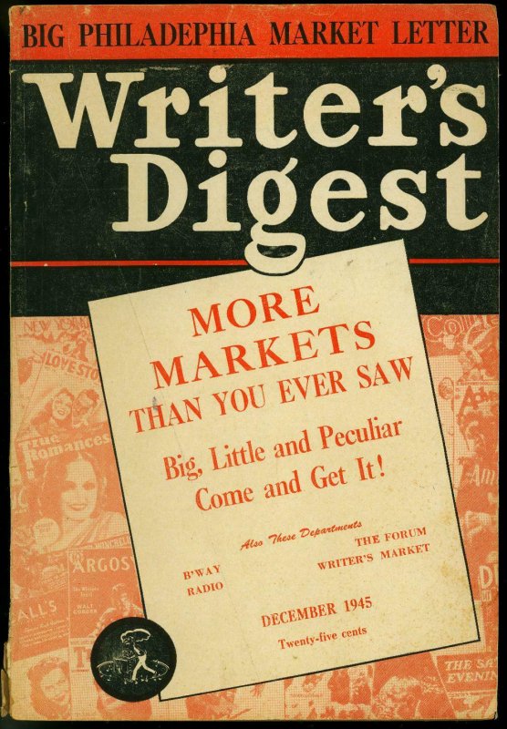 Writer's Digest December 1945- True Comics-Real Heroes-Calling All Boys G-