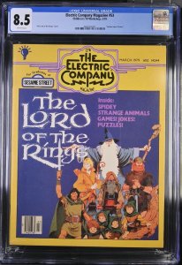 (1979) ELECTRIC COMPANY MAGAZINE #53 CGC 8.5 WP! LORD OF THE RINGS! RARE!
