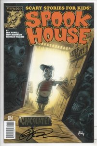 SPOOK HOUSE #1 2 3 4 5, NM, #1 signed by Eric Powell, 2016, Albatross, Mannion