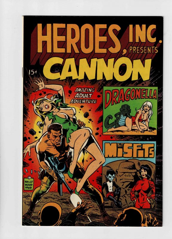 Heroes, Inc Presents Cannon 1 (1969) Pencils by Steve Ditko! FMs 3rd Buffet Item