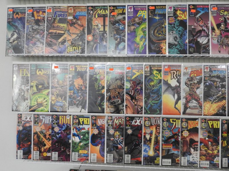 Huge Lot 160+ Comics W/ Prime, Night Man, Rune, Mantra+ Avg VF Condition!!