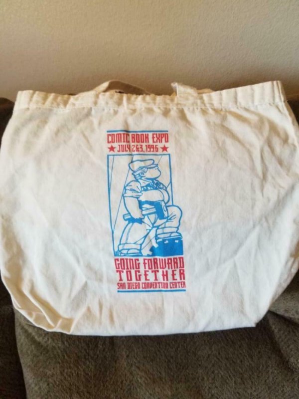 HELIX / DC BAG, Tote, 14x14, San Diego Comic Convention, 1996, SDCC Expo