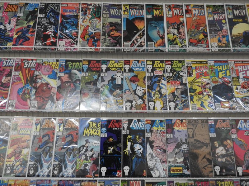 Huge Lot 140+ Comics W/ Wolverine, Dr. Strange, Punisher+ Avg Fine+ Condition!