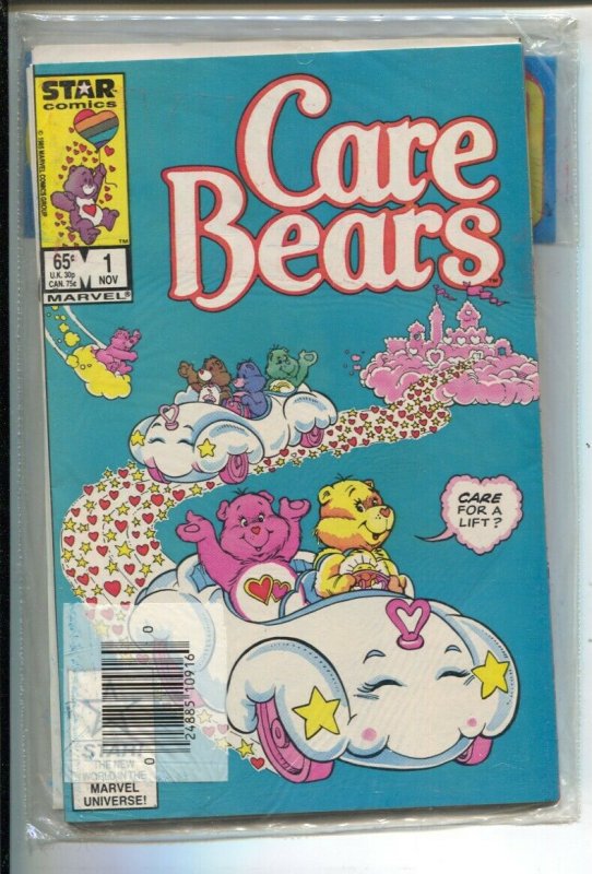 Comics For Kids Marvel Pre-Pack Care Bears #1 1985-Get Along Gang #4-Strawber...