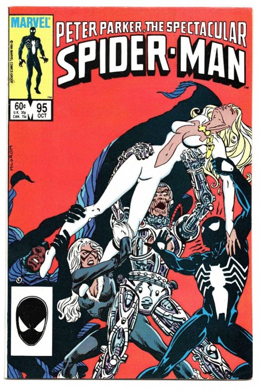 Spectacular Spider-Man #95 VINTAGE 1984 Marvel Comics Cloak Dagger