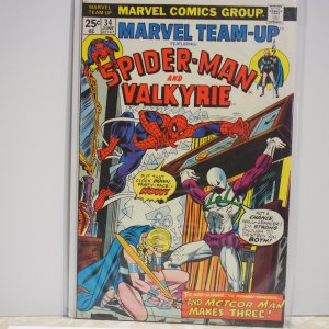 Marvel Team-Up #34 (1975) VF Spider-man and Valkyrie