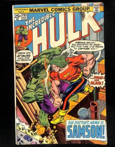 Incredible Hulk (1962) #193