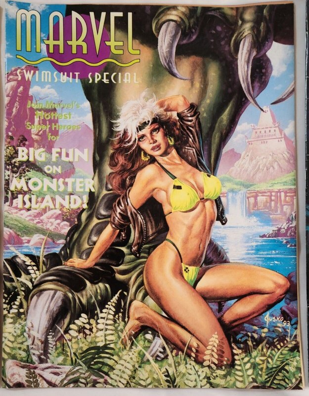 Marvel Illustrated Swimsuit Issues #1,2,3 (Marvel Comics 1992) VF