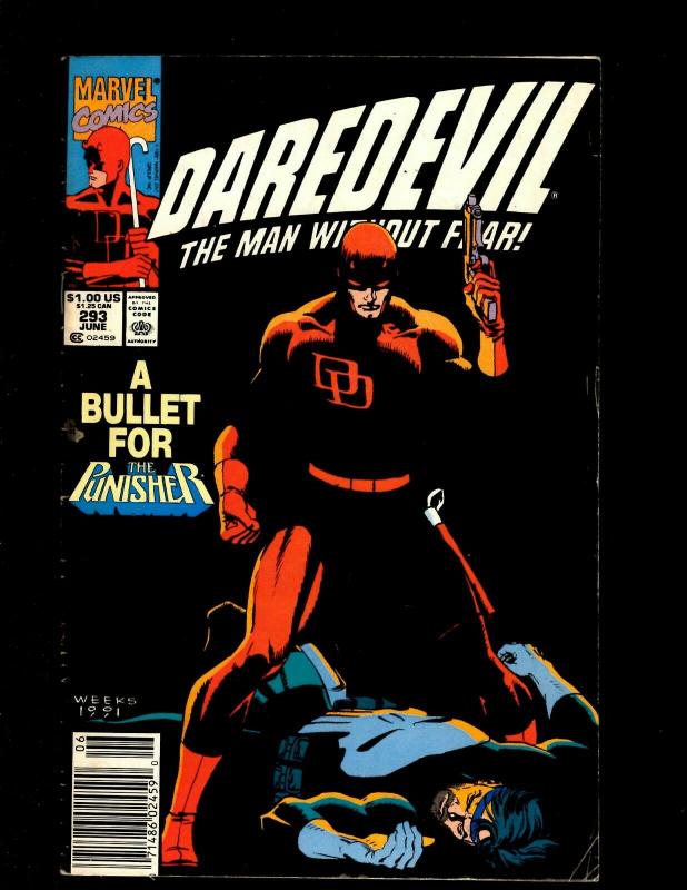 10 Daredevil Marvel Comic Books #257 273 291 292 293 297 298 299 300 306 HY2