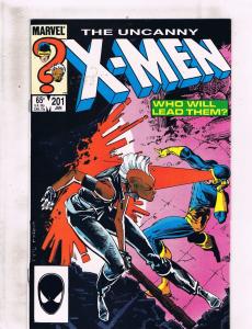 Uncanny X-Men # 201 NM Marvel Comic Book Wolverine Storm Cyclops Beast WT16