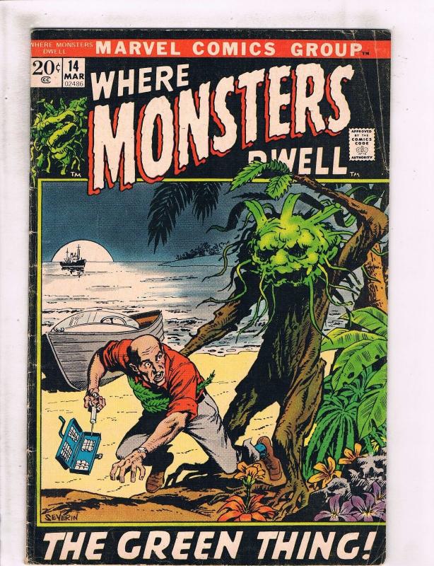 2 Marvel Comic Books X-Men # 47 & Where Monsters Dwell # 14 Wolverine Babies HJ5