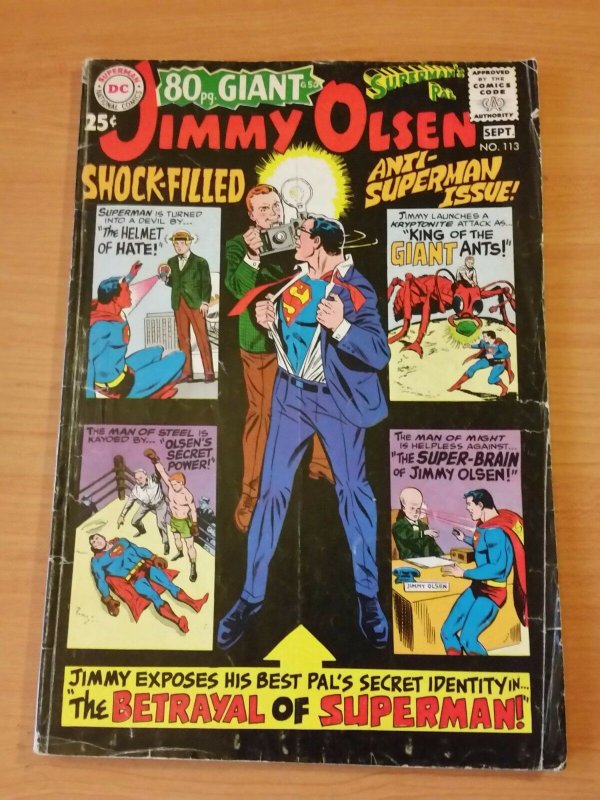 Superman's Pal, Jimmy Olsen #113 ~ VERY GOOD VG ~ 1968 DC COMICS 