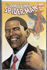 The Amazing Spider-Man #583 - 2nd Printing. Obama Cover (2009, Marvel) NM+