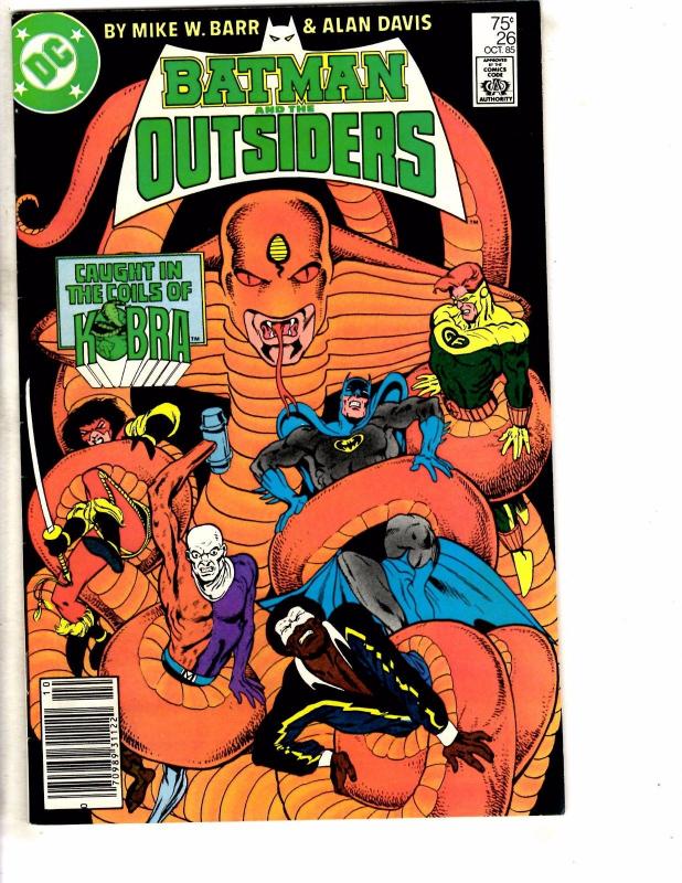 8 Outsiders DC Comic Books # 26 27 28 29 30 31 32 33 Flash Arrow Batman J214